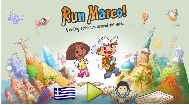 RunMarco παίξτε ένα παιχνίδι-περιπέτεια προγραμματισμού και γυρίστε όλον τον κόσμο!