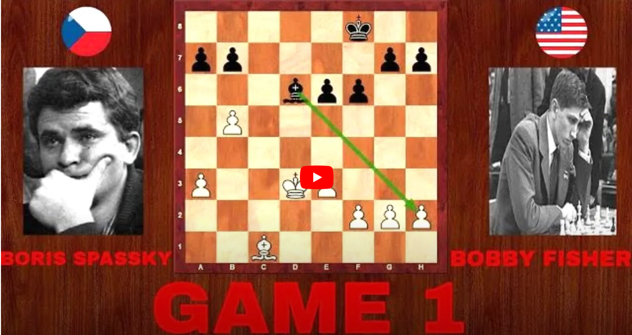 Μάθημα 20: Spassky Boris Vs Fisher Robert James game 1 review